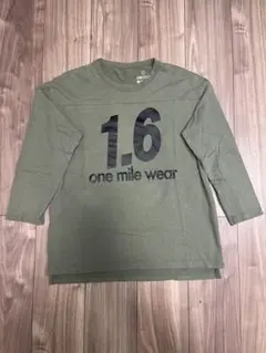 coen 1M[ile] WEAR 七分袖カットソー カーキ Lのサムネイル