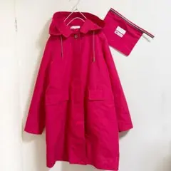 マッキントッシュフィロソフィー　レインコート　ポーチ付　撥水加工　レイングッズ