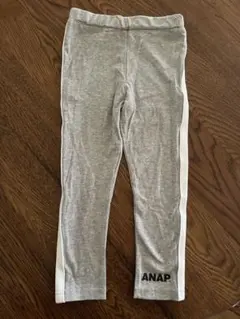 ANAP KIDS サイドライン レギンス グレー 110
