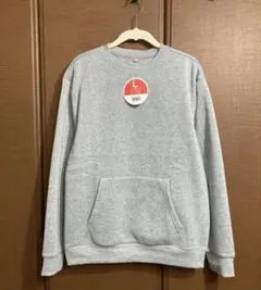 【新品】裏ボアスウェット　グレー　Lサイズ