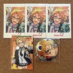 あんスタ 遊木真 展示会ぱしゃっつ＆スタフォニカード＆コレ缶 セット