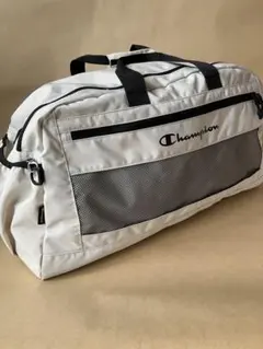 Champion チャンピオン グレー ベージュ スポーツバッグ ボストンバッグ