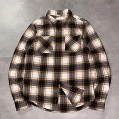 オンブレチェック ネルシャツ XL SONOMA ブラウン ブラック アメカジ