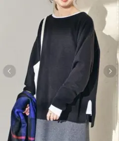 Spick&Span スピックアンドスパン　グレーニット