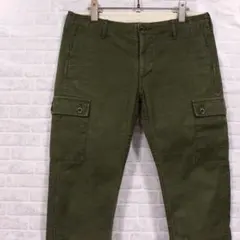 THE FLAT HEAD カーゴパンツ フラットヘッド オリーブ 日本製 31