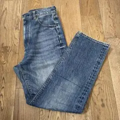 GU ハイウエストストレートジーンズ M