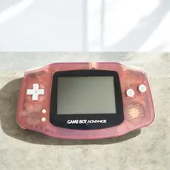 ☆ジャンク品GAME BOY ADVANCE クリアピンク 本体 ☆