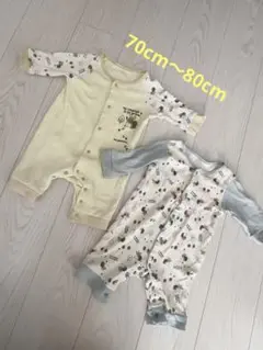 ロンパース ハリネズミ 70〜80cm 2枚セット