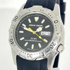 SEIKO ALBA AQUA GEARメンズ 電池交換済み可動品Q-27美品！ - メルカリ