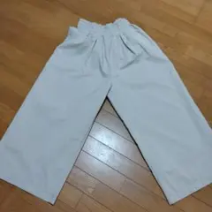ホワイト カジュアルパンツ Lサイズ