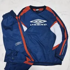 OLD UMBRO アンブロ 90s 00s セットアップ ピステ ネイビー L