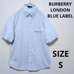 BURBERRY LONDON BLUE LABEL 半袖 シャツ チェック Sのサムネイル