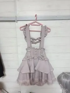 美品】LIZLISA サスペンダーティアードスカパン - メルカリ