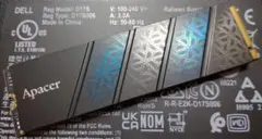 Apacer AS2280P4U PRO 256GB M.2 SSDのサムネイル