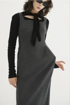 美品 クラネ SLEEVELESS LADY DENIM ONEPIECE - メルカリ
