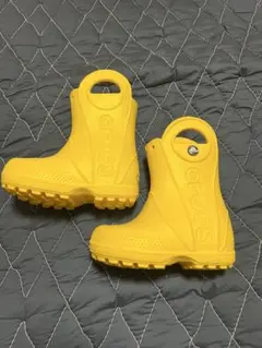 crocs イエロー 長靴 C6 14cmのサムネイル