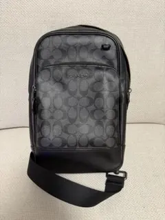 COACH ブラック ショルダーバッグ