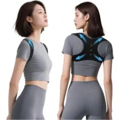 姿勢サポーター M 猫背ベルト 美姿勢 巻き肩 姿勢ベルト 脱着便利 男女兼用