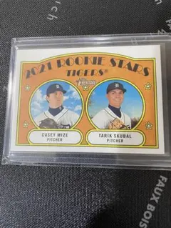 2021 Heritage Casey Mize Tarik Skubal RC