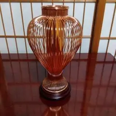 ワイヤーデザイン 花瓶 フラワーベース インテリアオブジェのサムネイル
