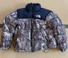 【超レア】THE NORTH FACE ヌプシダウンジャケット　リアルツリー柄
