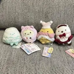 すみっコぐらしコレクション　てのりぬいぐるみ　4点セット