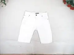 99864 ノートン　ハーフデニムパンツ　白　Mのサムネイル