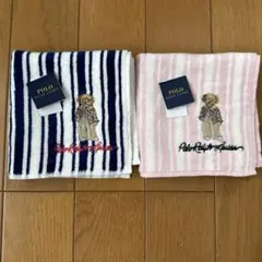 【新品】Polo Ralph Lauren ハンカチ 2枚セット　タオルハンカチ