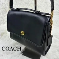 COACH コーチ オールドコーチ レザー ショルダーバッグ 2way ブラックのサムネイル