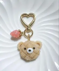 メロンパンくまさん　レジンキーホルダー