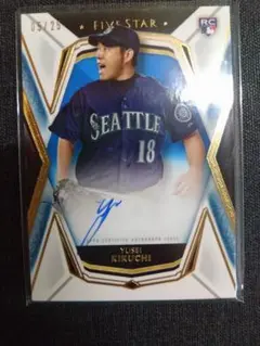 topps five star 菊池雄星 25枚限定 サイン auto