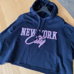 H&M ダンスウェア ショート丈パーカー5分袖