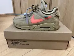 NIKE Off-White Air Max 90 ベージュ/オレンジ