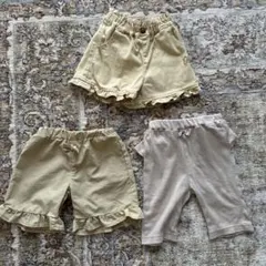 フリルがとっても可愛いショートパンツ3点セット　Lee 西松屋