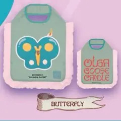 OLGA GOOSE CANDLE エコバッグBUTTERFLY