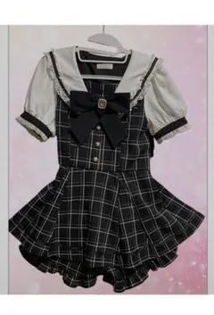 リズリサ　セーラーセットアップ　地雷系　量産型　界隈　渋谷109 【後ろリボン】