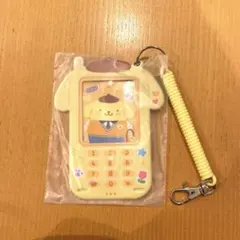 サンリオ　ガラケー形パスケース　ポムポムプリン