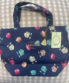 LADURÉE ネイビー 花柄 トートバッグ　ラデュレ