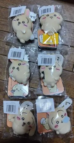 匿名配送♪ちいかわ☆うさぎだらけくじ♪E賞バッジ6種コンプリート