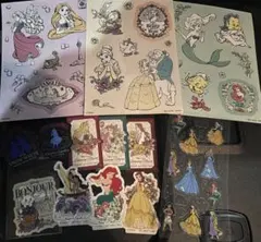 ディズニープリンセス ステッカーセット