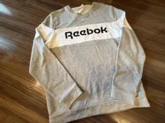 Reebok グレー ホワイト トレーナー