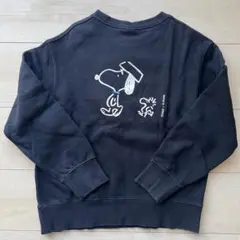 ユニクロ トレーナー スヌーピー 140㎝ 黒