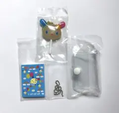 サンリオ ウサハナ プロフィール帳 カラフルキャンディーチャーム 2点セット