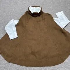 ニット ポンチョ