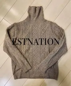 ESTNATION エストネーション ハイネック タートルネックニット ovy