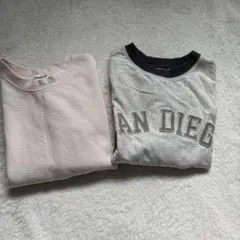 春先用 子ども 薄手トレーナー 120cm 2点セット