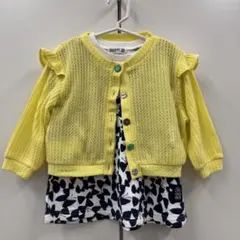 ラグマート　ワンピース&カーディガンセット　90㎝