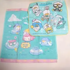 サンリオ　はぴだんぶい　ハンドタオル　2枚