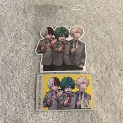 僕のヒーローアカデミア ダイカットステッカー・メモリアルコレクション 緑谷爆豪轟