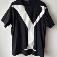 Y’s ホワイトのYのロゴがポイントの半袖 Tシャツ ブラックのサムネイル